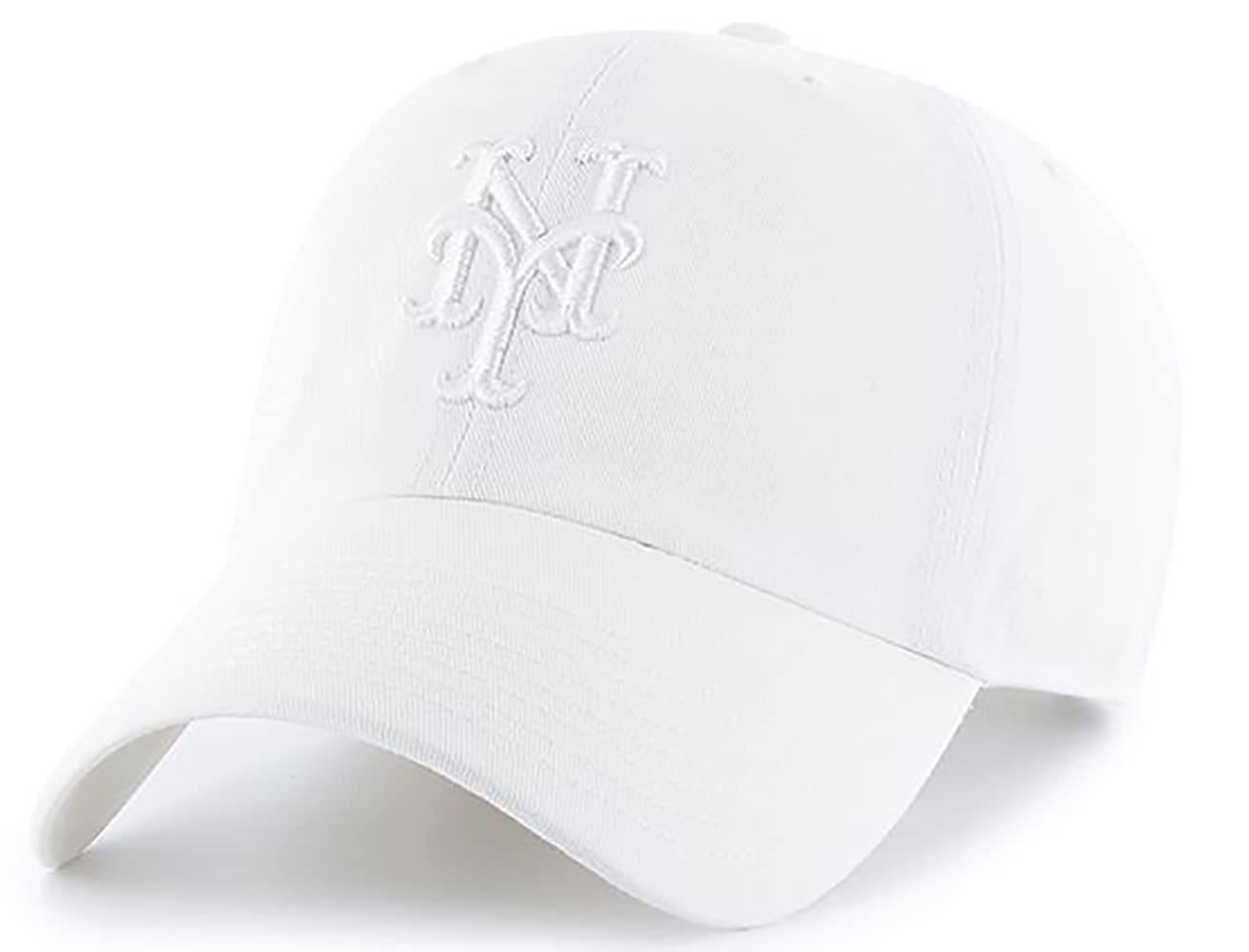 Amazon.com: 47 Brand MLB White White Primary Logo Clean Up